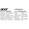 21.5 Монитор Acer EK221QHbi черный [UM.WE1EE.H01]