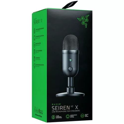 Микрофон Razer Seiren V2 X черный [RZ19-04050100-R3M1]