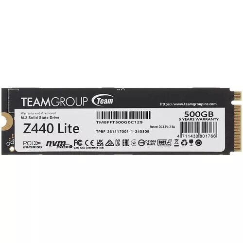 500 ГБ M.2 NVMe накопитель TEAMGROUP T-FORCE Z440 Lite  [TM8FFT500G0C129]