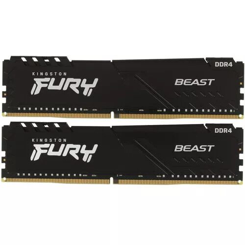 Оперативная память Kingston FURY Beast Black [KF436C18BBK2/64] 64 ГБ