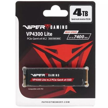 4000 ГБ M.2 NVMe накопитель Patriot Viper VP4300 Lite  [VP4300L4TBM28H]