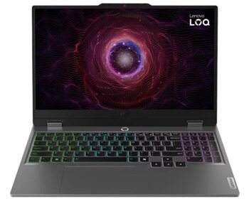 15.6 Ноутбук Lenovo LOQ 15ARP9 серый [83JC005JRK]