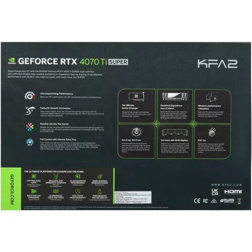 ВидеокартаKFA2GeForceRTX4070TiSUPERX3FANBlack[47UZM6MD7JDK]_3_5458161