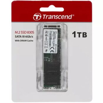 1000 ГБ M.2 SATA накопитель Transcend MTS830S  [TS1TMTS830S]