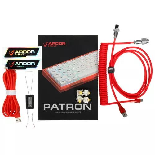 Клавиатура проводная ARDOR GAMING Patron [AG-ZD-Pa67GY-P-HS-G-Sub]