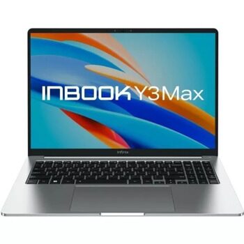 Infinix Inbook Y3 MAX YL613 Intel Core i5 1235U 1300MHz/16/1920x1200/8GB/512GB SSD/Intel Iris Xe Graphics/Wi-Fi/Bluetooth/Windows 11 Home (71008301534) Silver