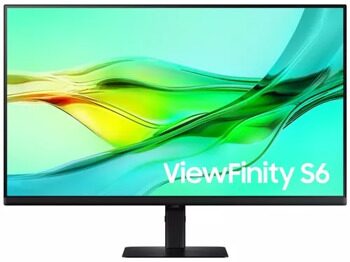 31.5 Монитор Samsung ViewFinity S6 S60UD S32D604UAI черный [LS32D604UAIXCI]