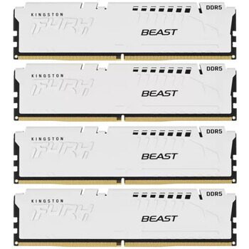 Оперативная память Kingston FURY Beast White [KF560C40BWK4-64] 64 ГБ