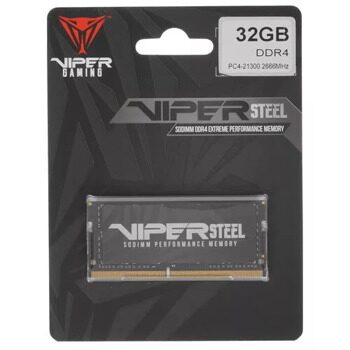 Оперативная память SODIMM Patriot Viper Steel [PVS432G266C8S] 32 ГБ