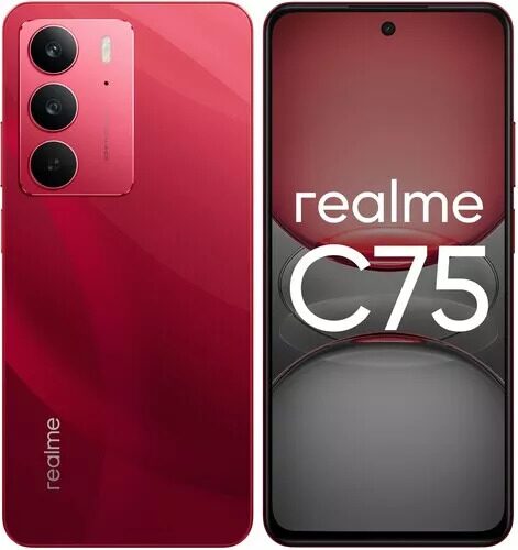 6.72 Смартфон realme C75 256 ГБ красный