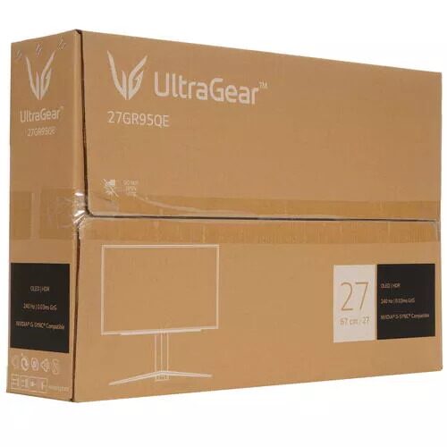 27 Монитор LG UltraGear 27GR95QE-B черный [27GR95QE-B.ARUZ]