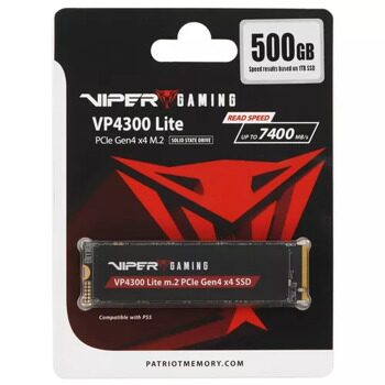 500 ГБ M.2 NVMe накопитель Patriot Viper VP4300 Lite  [VP4300L500GM28H]