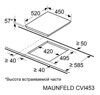 Индукционная варочная поверхность MAUNFELD CVI453BG