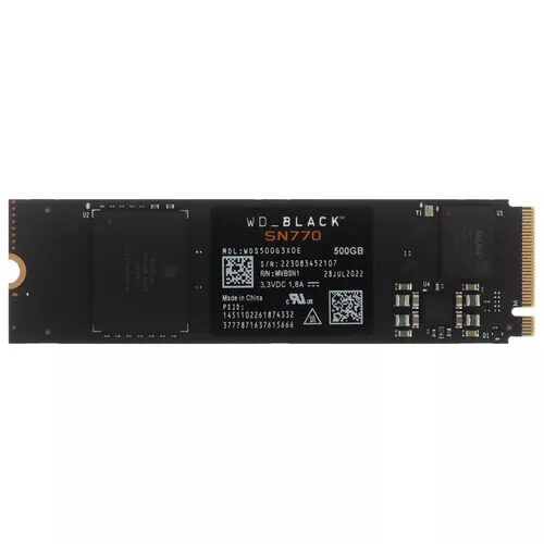 500 ГБ M.2 NVMe накопитель WD Black SN770  [WDS500G3X0E]