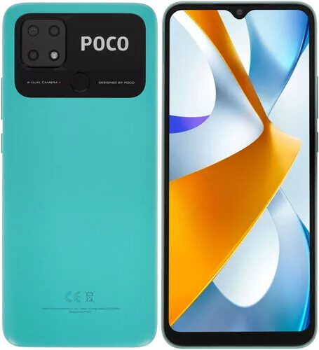 6.71 Смартфон POCO C40 32 ГБ бирюзовый