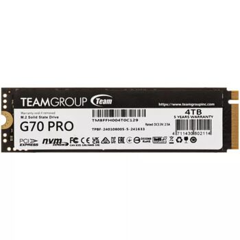 4000 ГБ M.2 NVMe накопитель TEAMGROUP T-FORCE G70 Pro  [TM8FFH004T0C129]