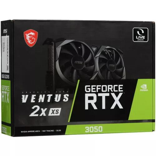 ВидеокартаMSIGeforceRTX3050VENTUS2XXS[RTX3050VENTUS2XXS8G]_1_5470185