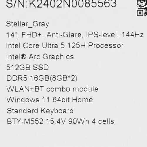 14НоутбукMSIPrestige14AIEvoC1MG-010RUсерый_7_5444610