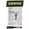 Микрофон Shure PGA58-QTR-E черный