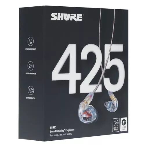 Проводные наушники Shure SE425 прозрачный [SE425-CL]